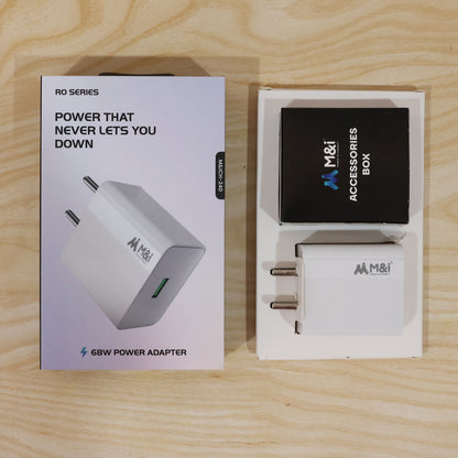 Complete charging combo with adapter and Type-C cable