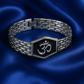 Om Bracelet – Sacred Silver-Tone Jewellery for Harmony | BBJ