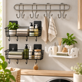 Wall Mounted Bathroom Storage Organizer Combo for Home – 3 Pc