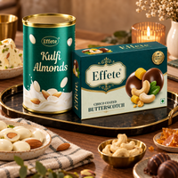 Effete Kulfi Flavoured Almonds with Choco Coated Butterscotch Treats for Festive Snacking