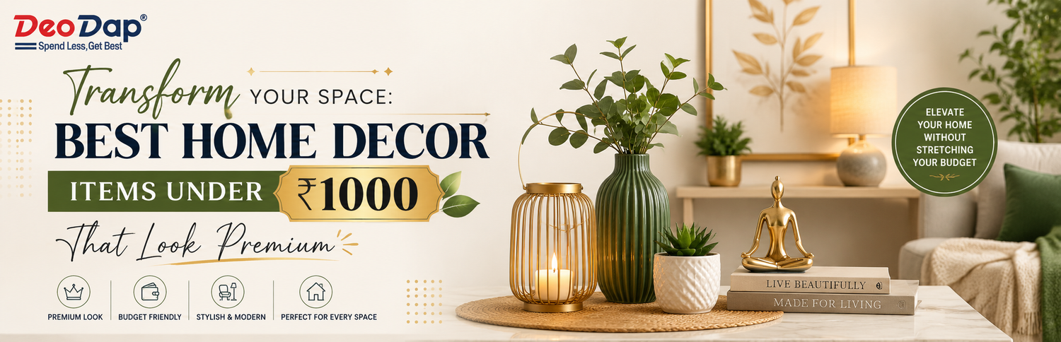 Transform Your Space: Best Home Decor Items Under ₹1000 That Look Premium