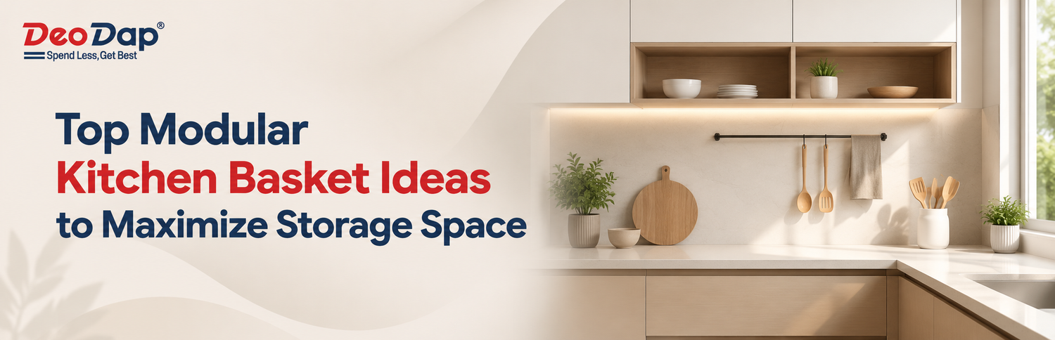 Top Modular Kitchen Basket Ideas to Maximize Storage Space