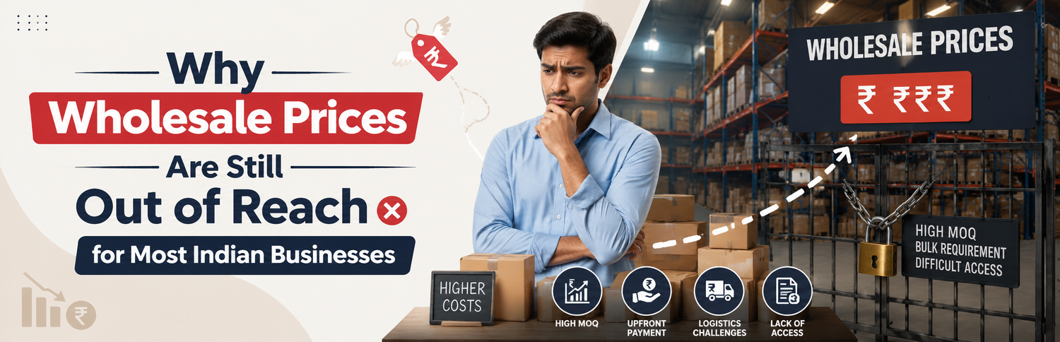 Why Wholesale Prices Are Still Out of Reach for Most Indian Businesses