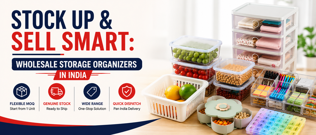 Stock Up & Sell Smart: Wholesale Storage Organizers in India