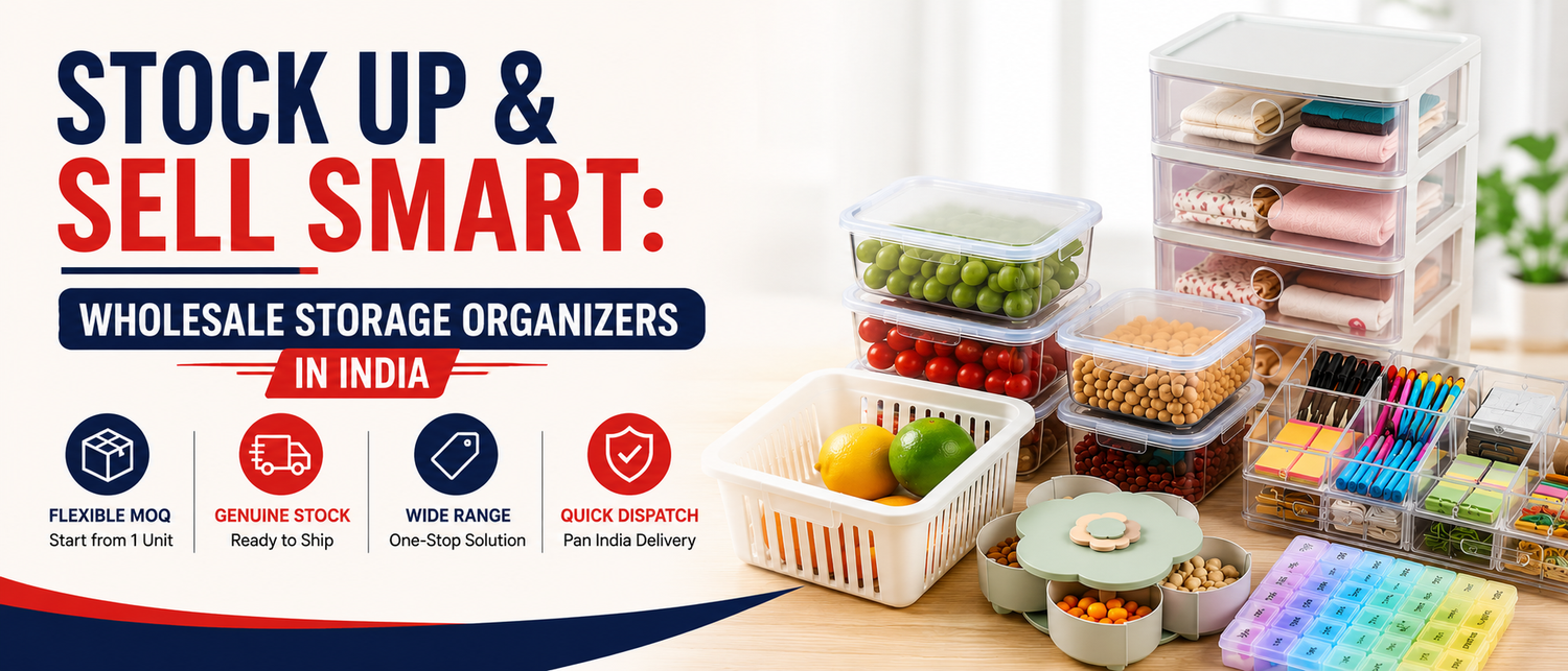 Stock Up & Sell Smart: Wholesale Storage Organizers in India