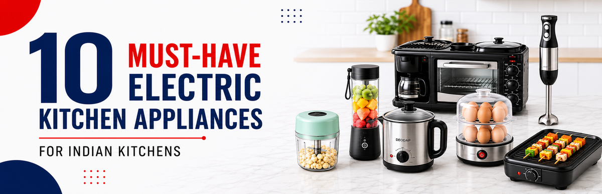 10 Must-Have Electric Kitchen Appliances for Indian Kitchens