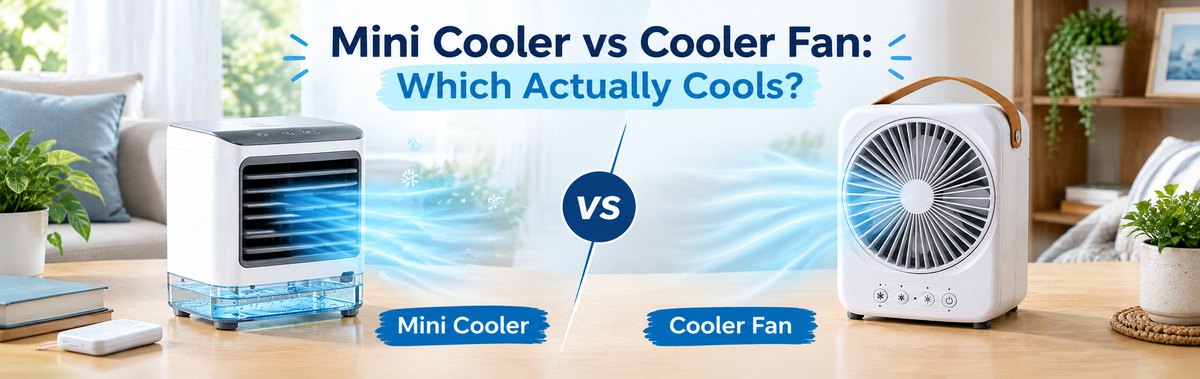 Mini Cooler vs Cooler Fan: Which Actually Cools?