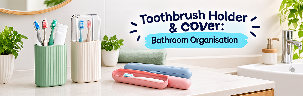 Toothbrush Holder & Cover: Bathroom Organisation