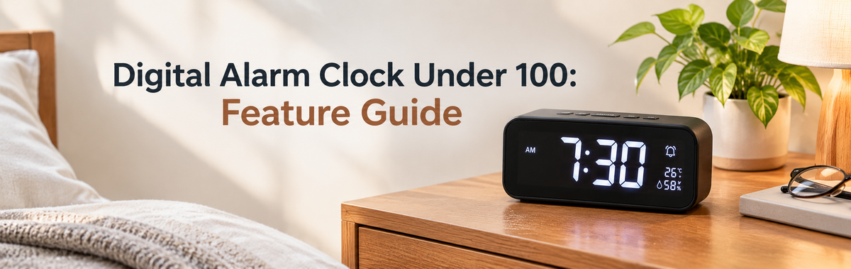 Digital Alarm Clock Under 100: Feature Guide