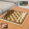 Folding Wooden Chess Board Set – Travel-Friendly | Boardoria
