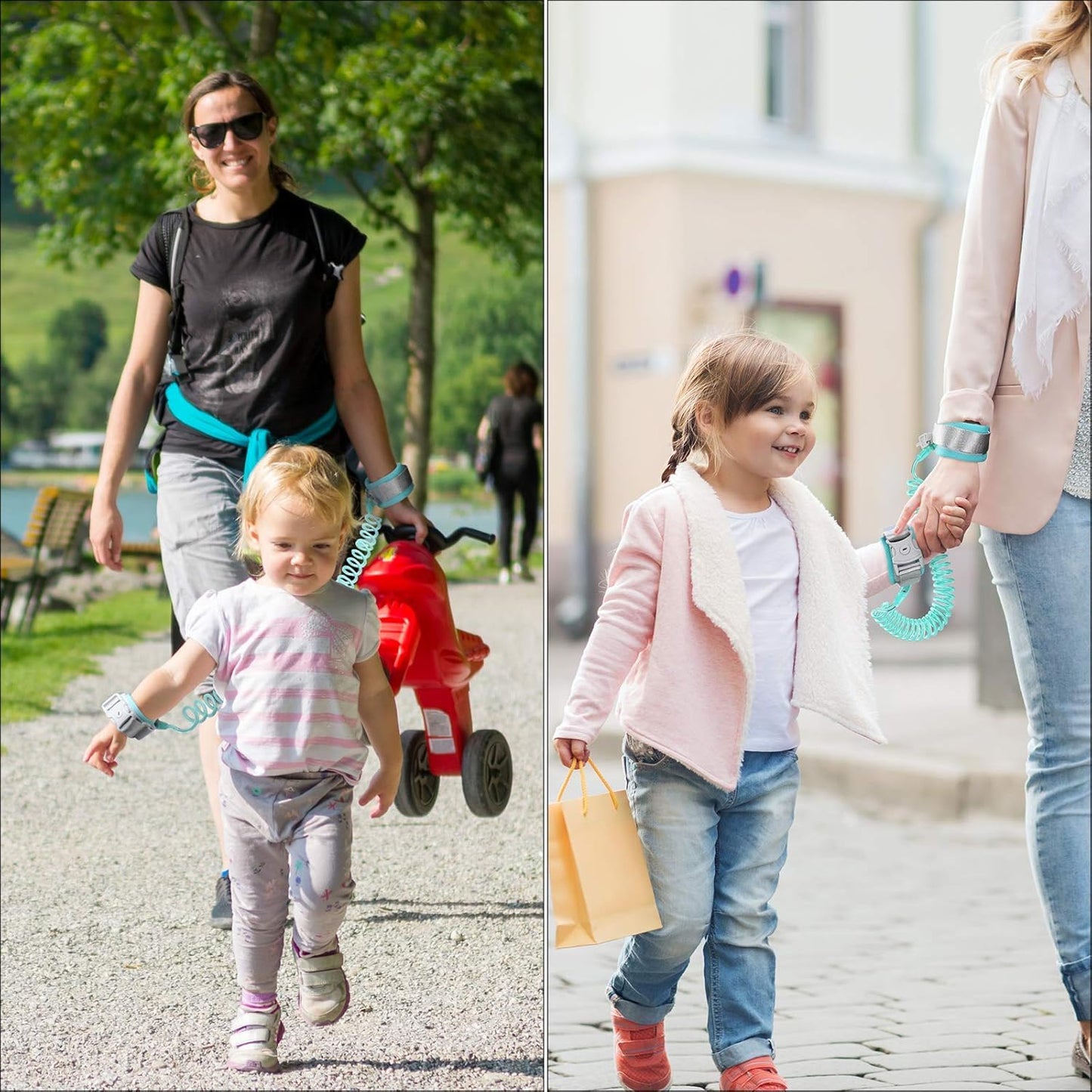 Child anti-lost strap in use outside