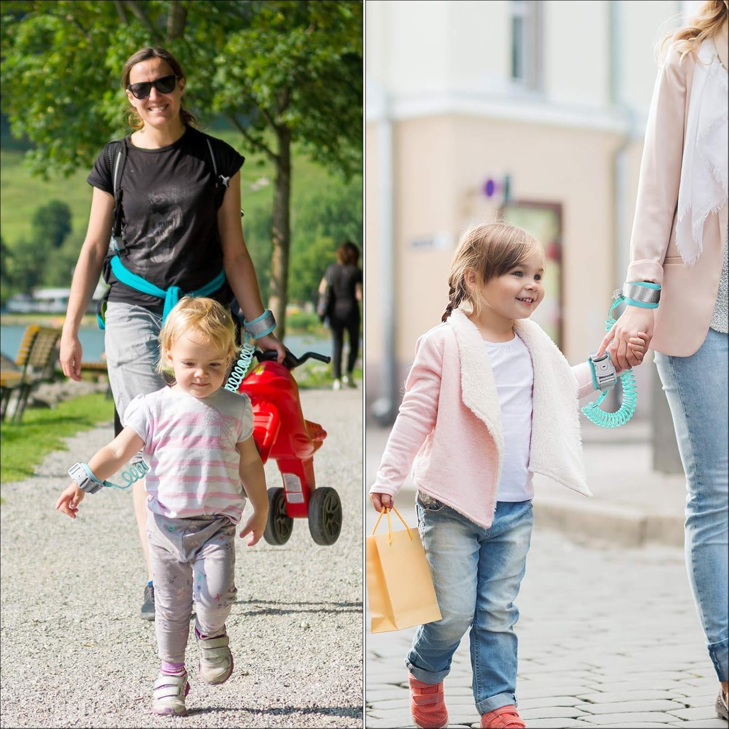Child anti-lost strap in use outside