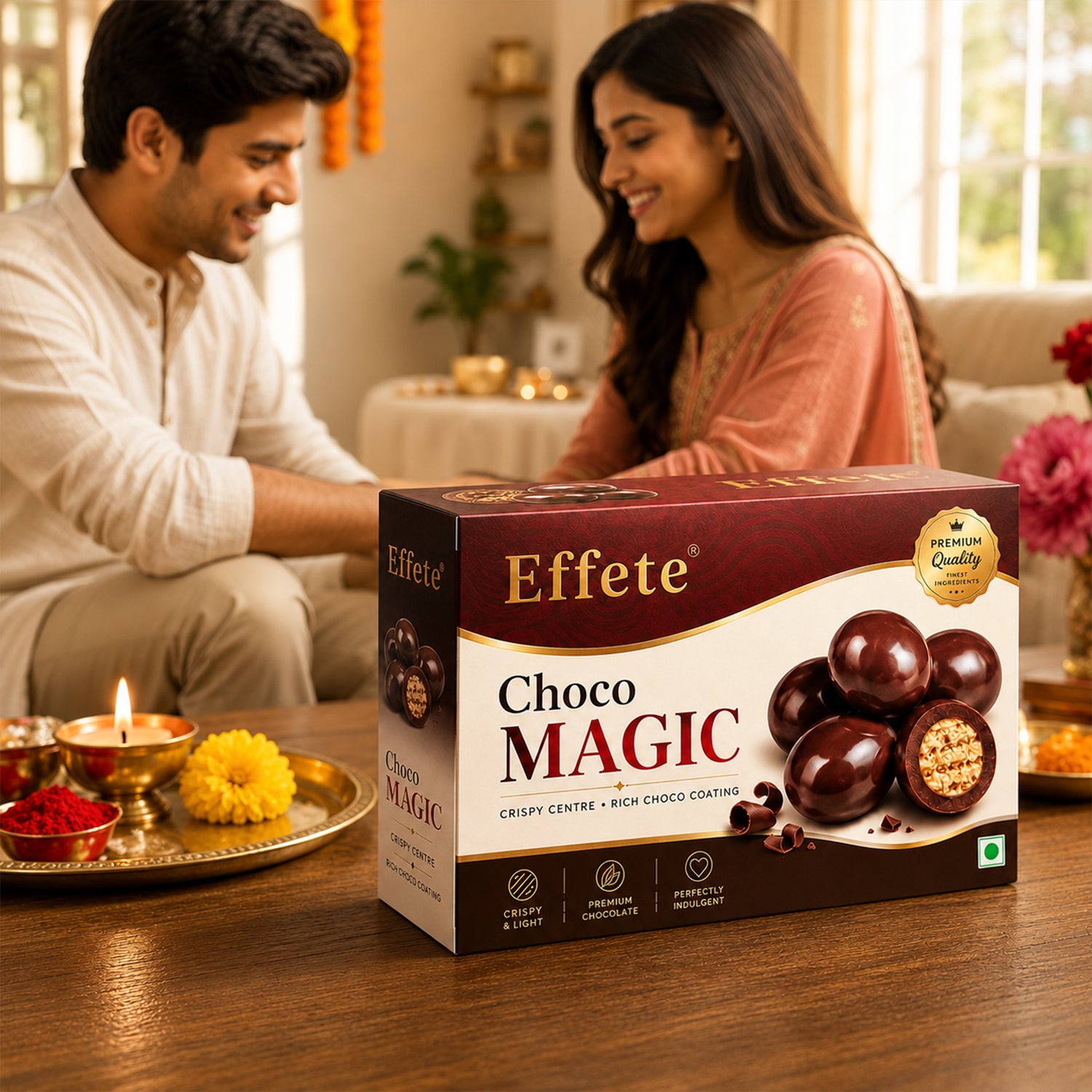 Crispy Center Chocolate – Rich Smooth Gourmet Treat 32 Gm