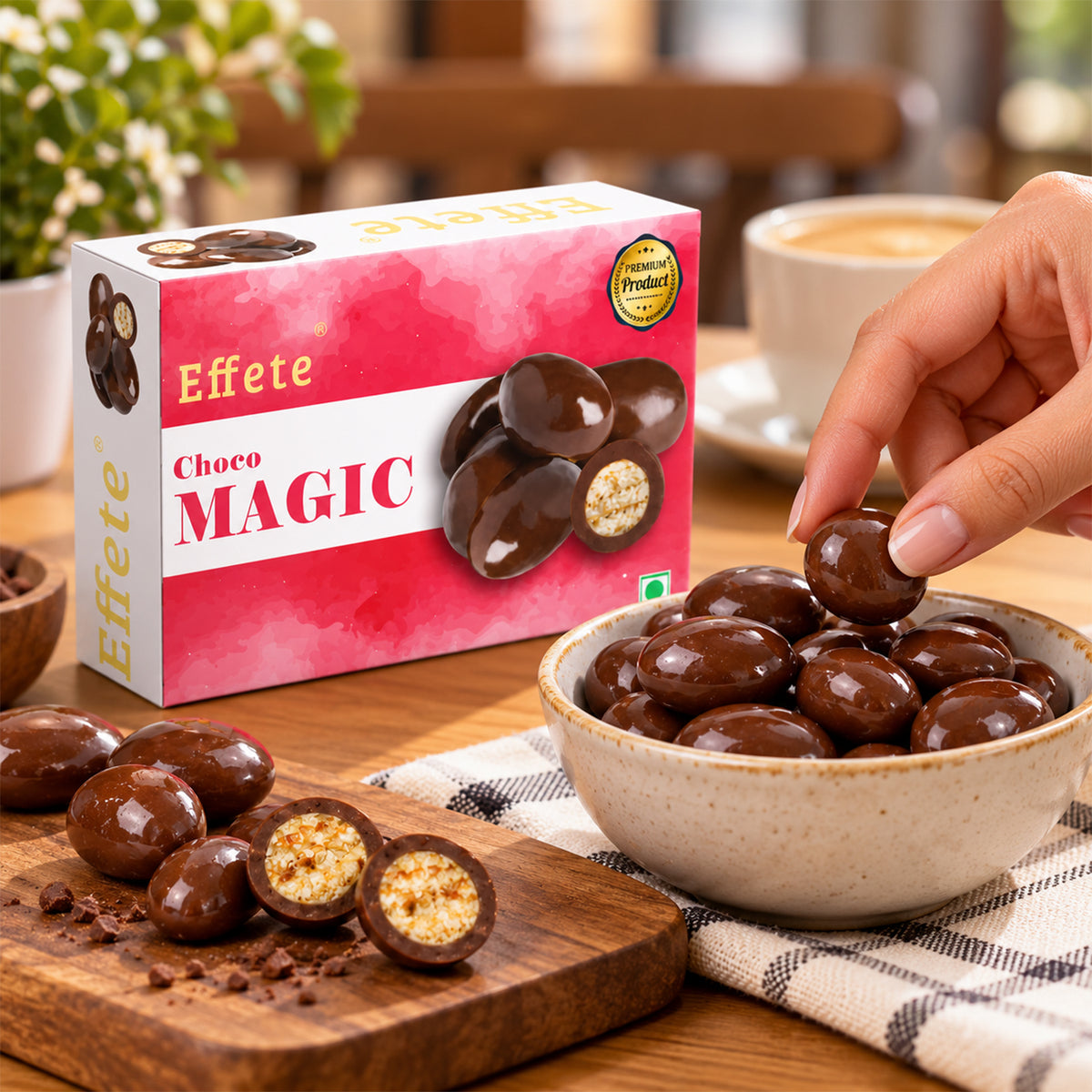 Choco Magic Filled Chocolate – Crunchy Nutty Delight