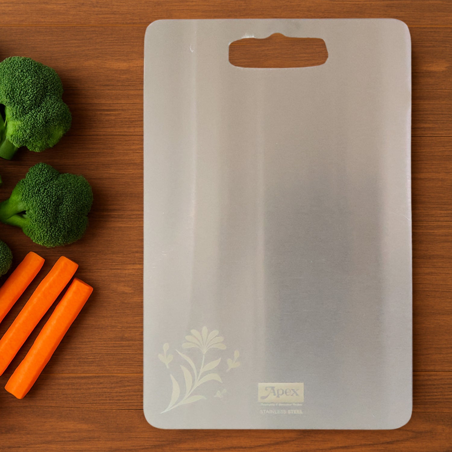 Apex Large Stainless Steel Multipurpose Chopping & Cutting Board (260x360mm / 1 Pc)