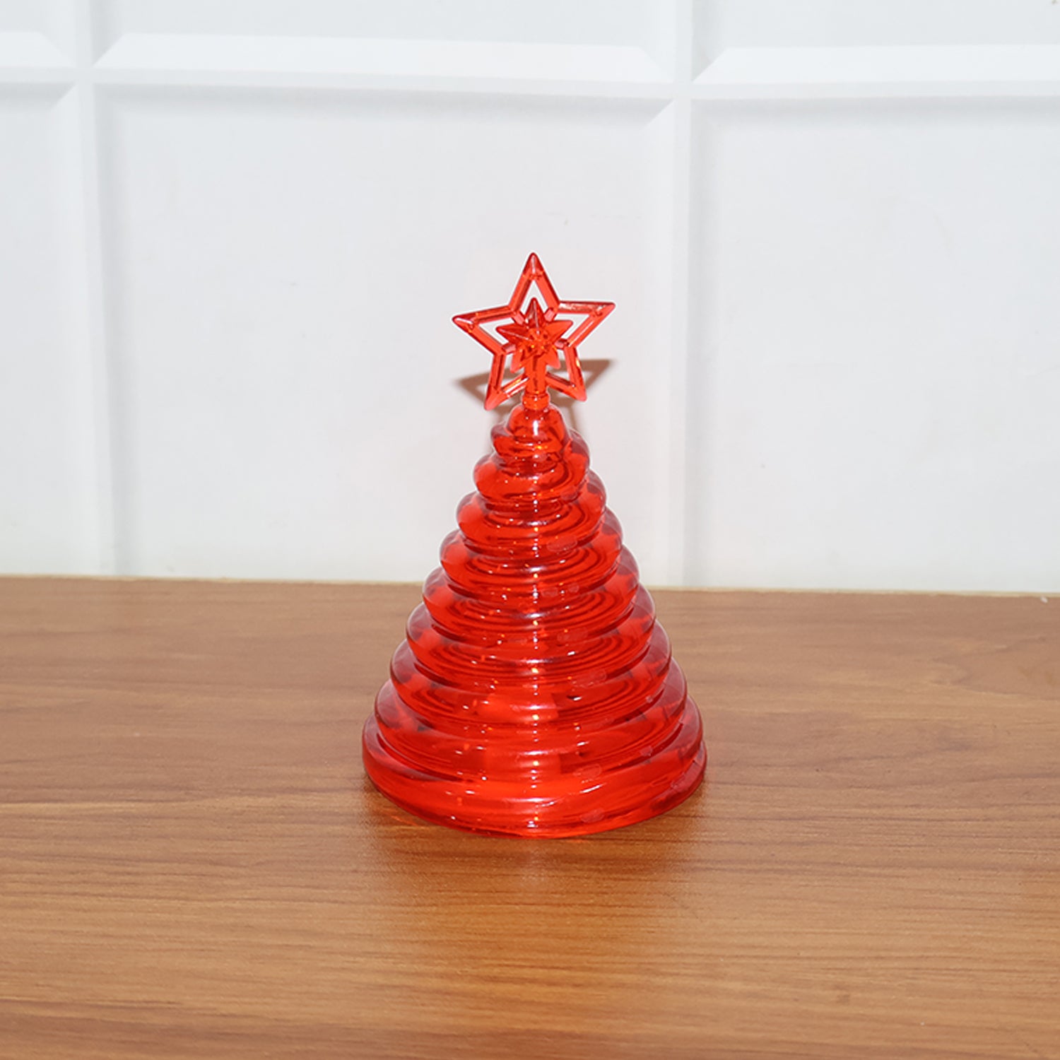 Premium LED Glowing Spiral Christmas Tree Night Lamp (1 Pc)