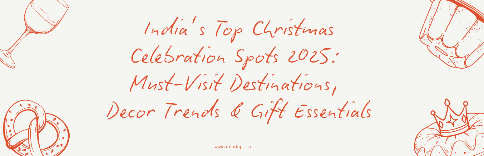 India’s Top Christmas Celebration Spots 2025: Must-Visit Destinations, Decor Trends & Gift Essentials