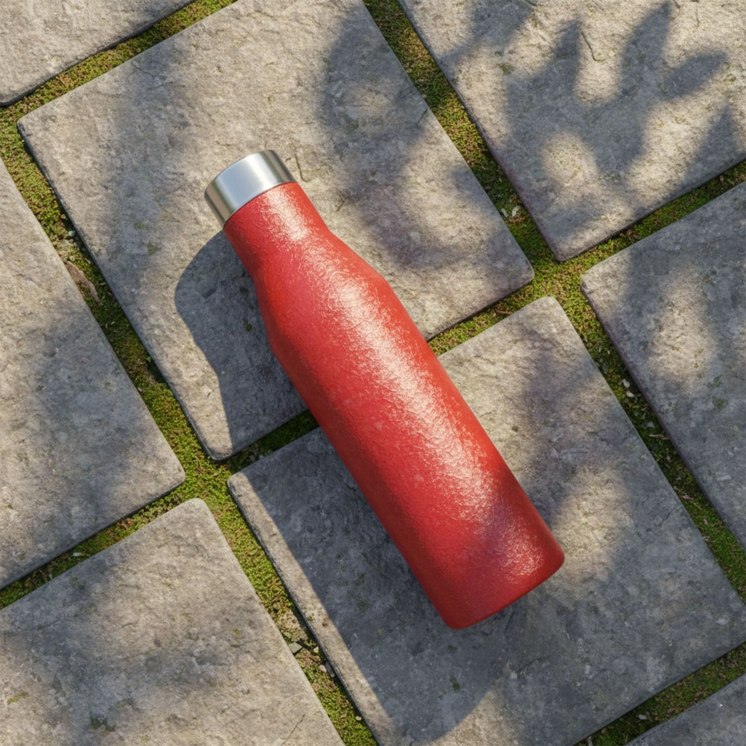 Custom Stainless Steel Water Bottle Red Color (1000 ml, 1 Pc)