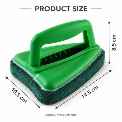 Bathroom Tile Scrubber – Abrasive Head & Handle | Pro Clean