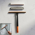 Glass Window Cleaning Squeegee – Streak-Free with Wide Silicone Blade