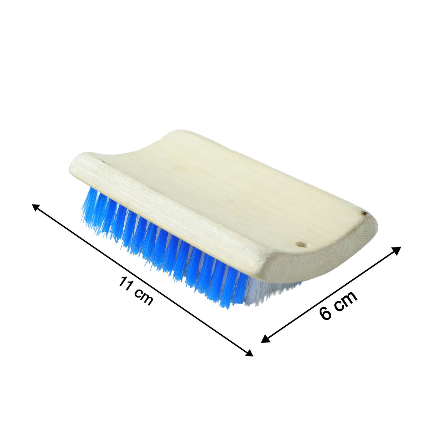 Heavy Duty Wooden Handle Hard Bristle Cleaning Scrub Brush (1 Pc)
