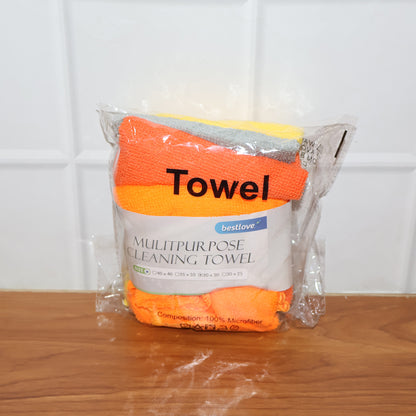 Multipurpose Microfiber Cleaning Cloth (30x30cm & 5 Pc)