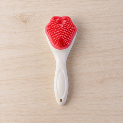 Silicone Face and Body Scrubber, Soft Exfoliating Bath Cleansing Brush (1 Pc)