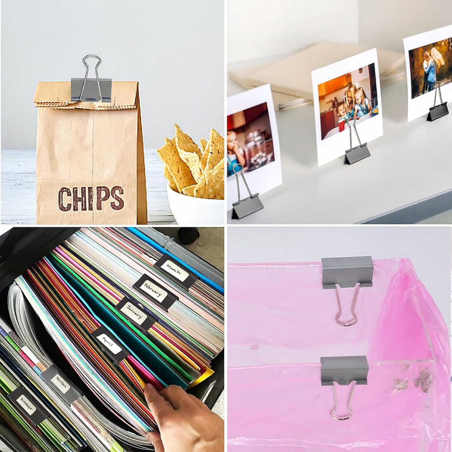 Heavy-Duty Foldback Binder Clip - (1 Pc)