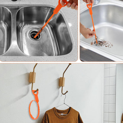 Flexible Sink & Drain Cleaning Stick – 50 cm Long (Pack of 3)