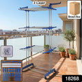 Clothes Drying Rack – Foldable, Portable & Space-Saving Design