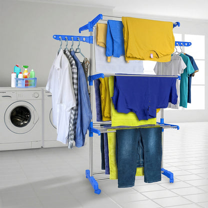 Clothes drying rack foldable design