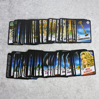 Clue Card Game Mystery Detective Game of Who, Where & With What