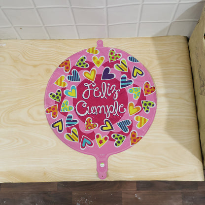 Round foil balloon festive use