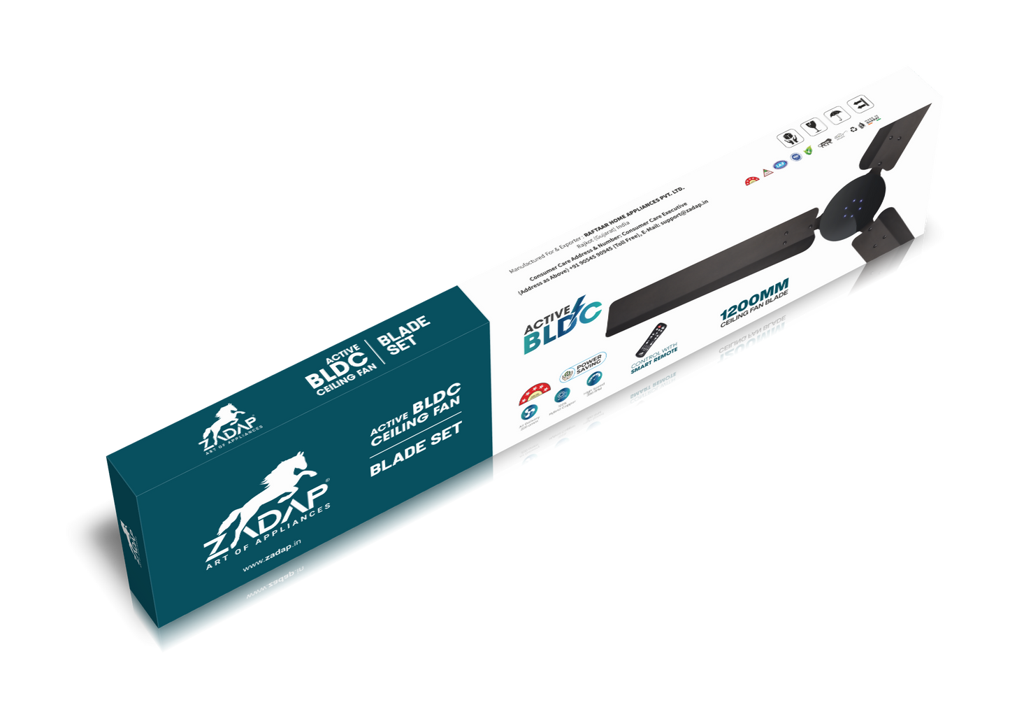 Zadap STROM High Speed BLDC Fan with Remote