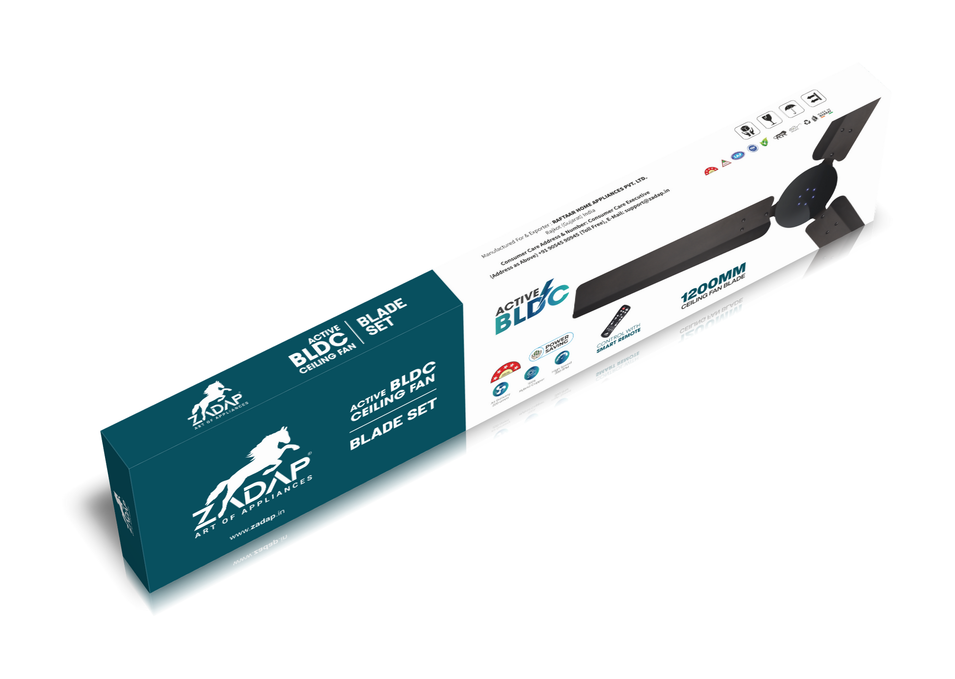 Zadap STROM High Speed BLDC Fan with Remote