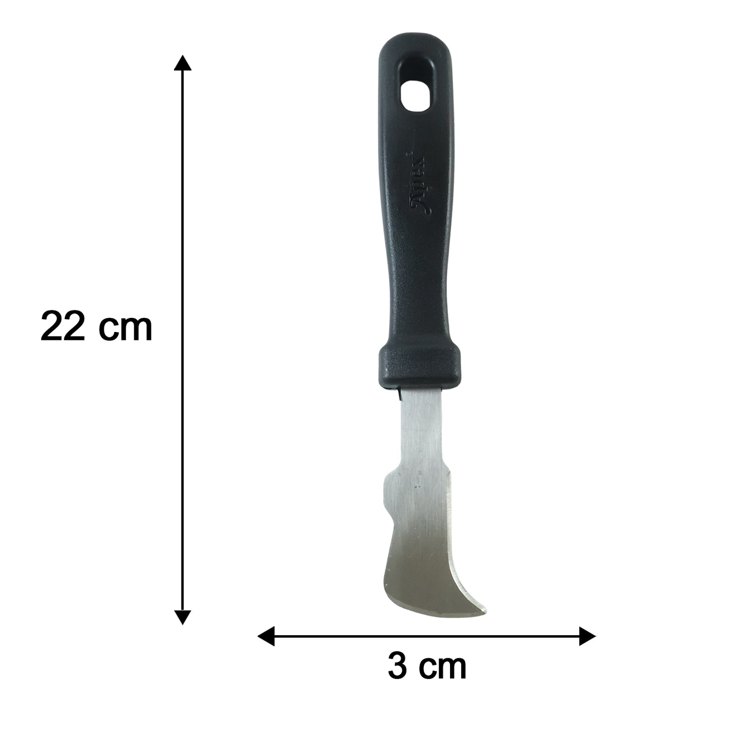 Apex Coconut Meat Removal Tool with Steel Blade and Grip Handle (1 Pc)