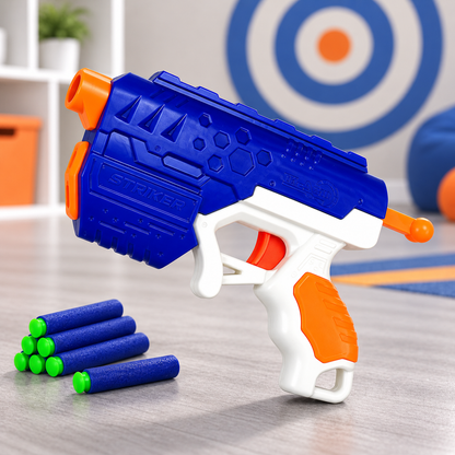 Kids Action Play Combo – Bubble Blaster, Foam Dart Gun & Ball Catcher Toy Set