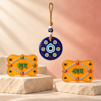 Shubh Labh & Evil Eye Decorative Hanging Set for Home Entrance