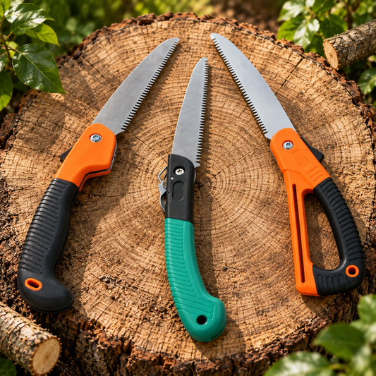 Garden Pruning Hand Saw Set – 3 Pc Wood Cutting Tool Combo