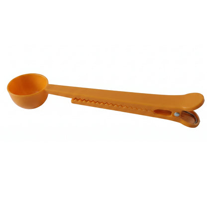 Multipurpose Plastic Kitchen Clamp 2 in 1 Measuring Scoop Bag Clip (1 Pc)