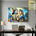 Radha Krishna Wall Frame – Elegant Divine Home Decor
