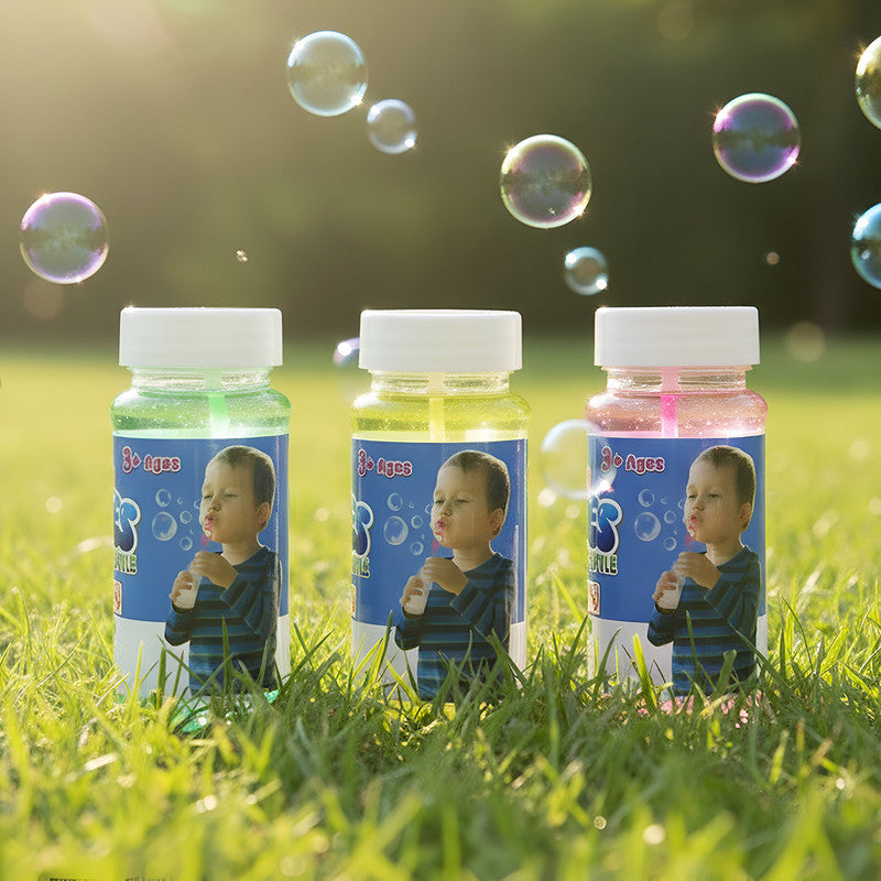 Colorful Bubble Bottles - Fun Party Activity for Kids (Pack of 3)