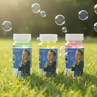 Colorful Bubble Bottles - Fun Party Activity for Kids (Pack of 3)