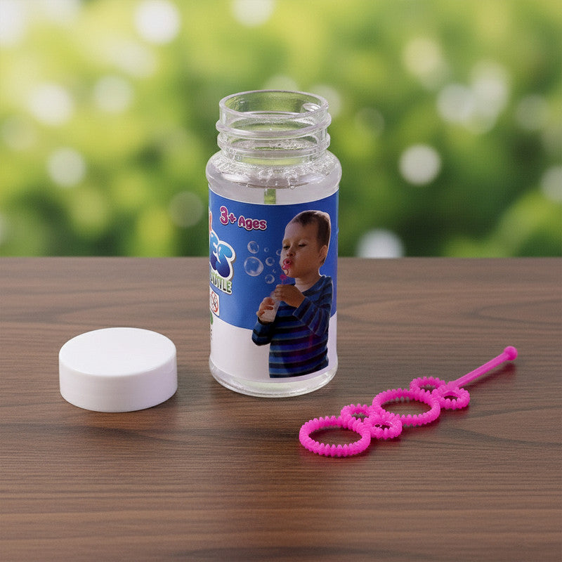 Colorful Bubble Bottles - Fun Party Activity for Kids (Pack of 3)