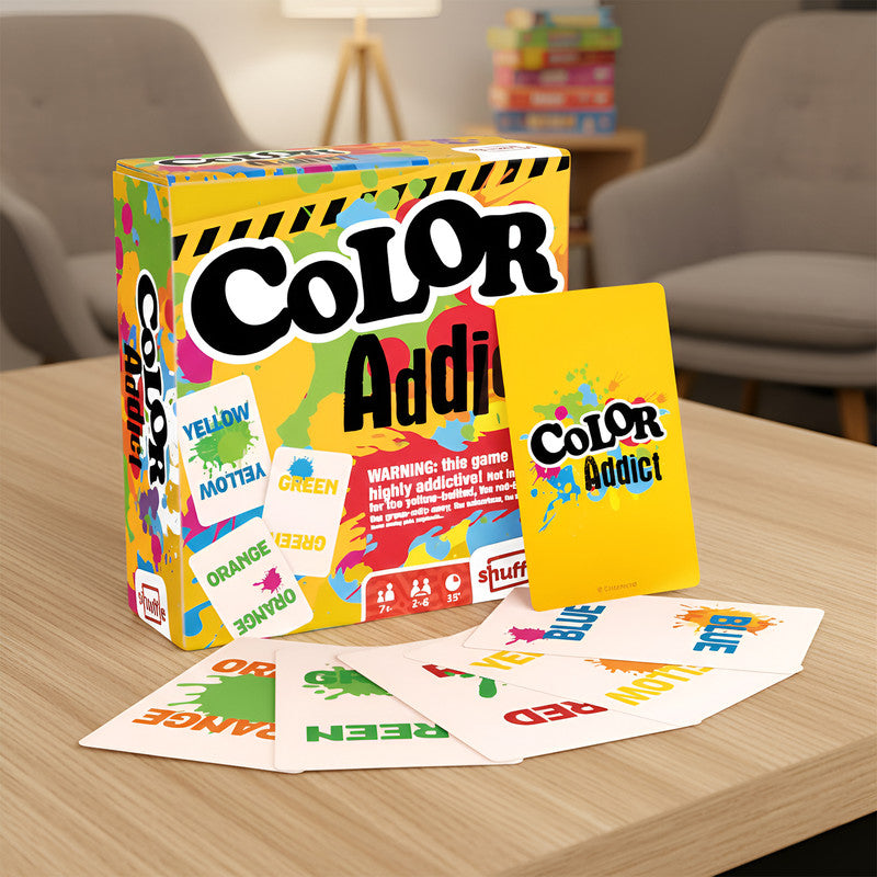 Color Addict Fast-Paced Colour Matching Family Card Game