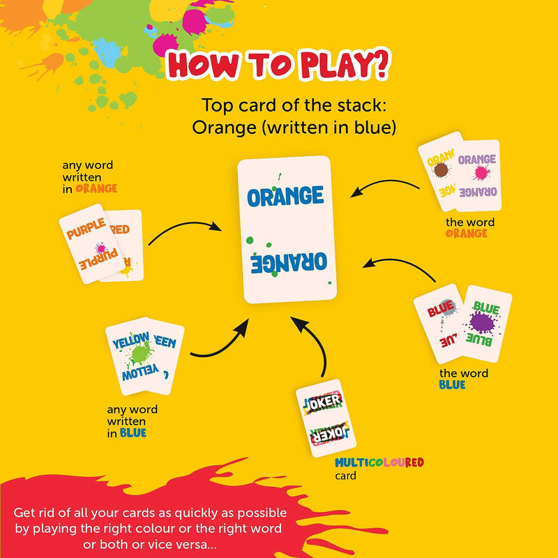 Color Addict Fast-Paced Colour Matching Family Card Game