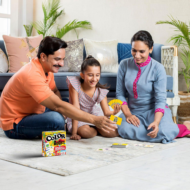 Color Addict Fast-Paced Colour Matching Family Card Game