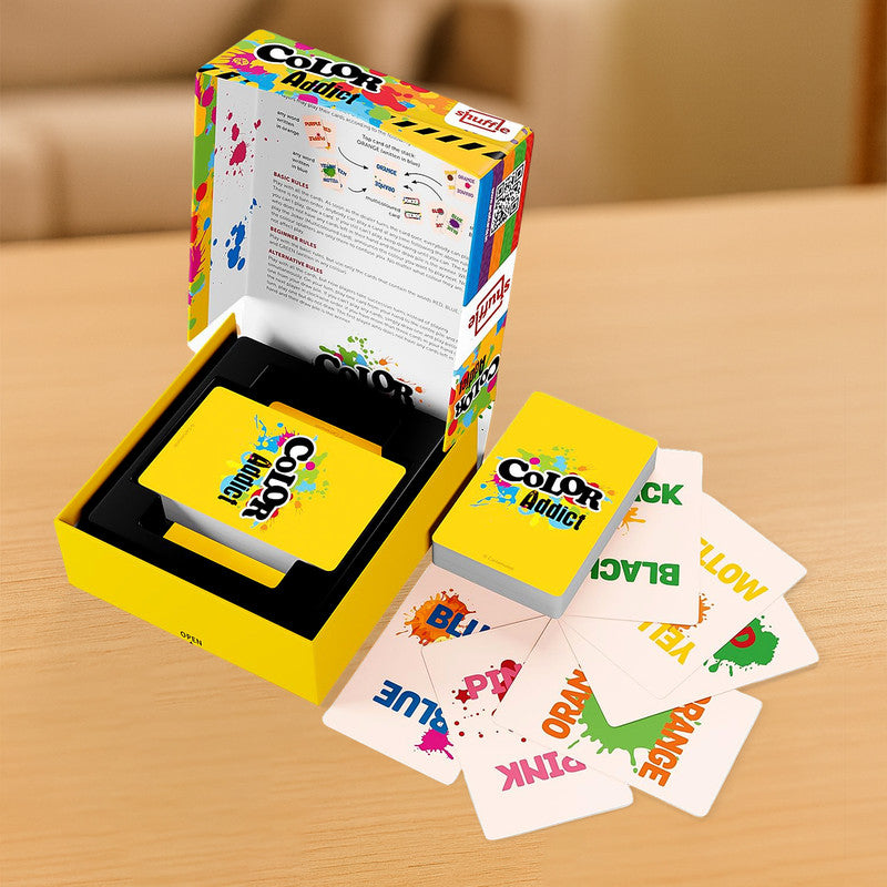 Color Addict Fast-Paced Colour Matching Family Card Game
