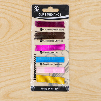 Metal Hair Pins with Wavy Design for Bun Updo and Everyday Hair Styling (38 Pc)