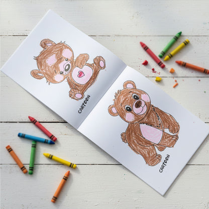 Variety of themed pages in kids colouring books